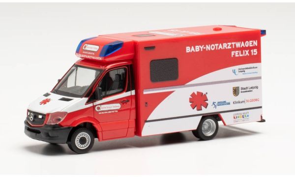 HER095983 - MERCEDES Sprinter Fahrtec RTW Babynotarzt - 1