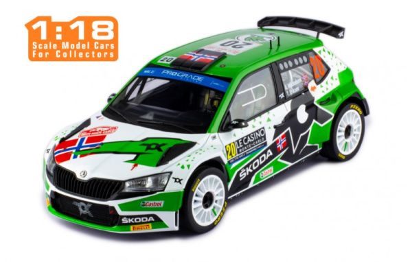 IXO18RMC109.22 - SKODA Fabia Rally 2 Evo #20 Sieger WRC2 Rallye Monte Carlo 2022 A.MIKKELSEN / E.TORSTEIN - 1