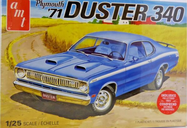 AMT1118M/12 - PLYMOUTH Duster 340 1971 zum Zusammenbauen und Lackieren - 1