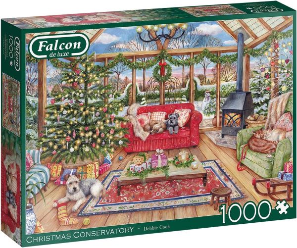 JMB11275 - Puzzle 1000 Teile Konservatorium Weihnachten - 1