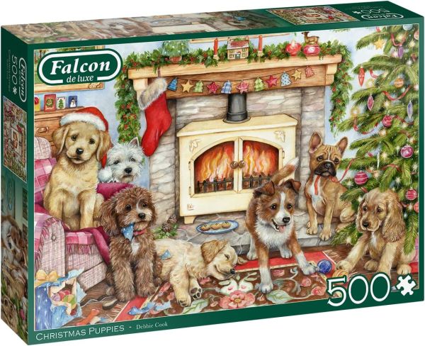 JMB11310 - Puzzle 500 Teile Weihnachtshunde - 1