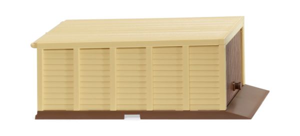 WIK114003 - Garage zum Selberbauen - beige und braun - 1