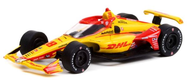 GREEN11526 - INDYCAR DHL #28 2022 NTT Romain GROSJEAN 1/64 in Blisterverpackung. - 1