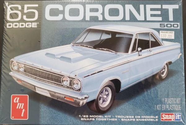 AMT1176M/12 - DODGE Coronet 1965 zum Zusammenbauen und Lackieren - 1