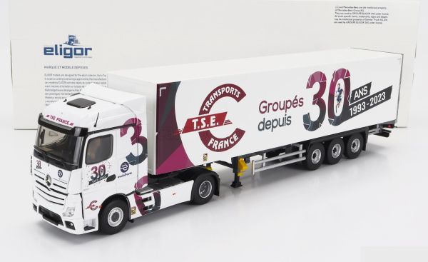 ELI117864 - MERCEDES-ACTROS 1851 4x2 mit Anhänger 3 Achsen - Transport T.S.E. France 30 ANS - 1