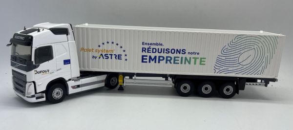 ELI118177 - VOLVO FH 4x2 mit 3-Achs-Containerträger und Container - PTS DUFOUR ASTRE - 1