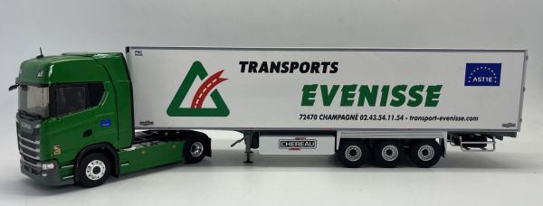 ELI118204 - SCANIA 500 S 4x2 mit Kühlanhänger Transports EVENISSE - 1