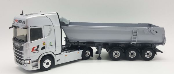 ELI118306 - SCANIA 500S 4x2 mit Mulde Fruehauf 3 Achsen - Transports PREJAM - 1