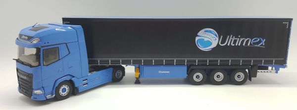ELI118327 - DAF XG+ 4x2 mit 3-Achs-Planenauflieger Tautliner - Transports ULTIMEX - 1