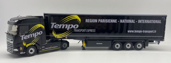 ELI118373 - DAF XG 4x2 mit Tautliner Anhänger 3 Achsen - Transport TEMPO - 1