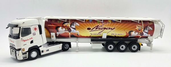 ELI118500 - RENAULT T HIGH 4x2 2023 mit NIGAY-Tankauflieger - Le Caramel feiert Zucker – BRULAS Transport - 1