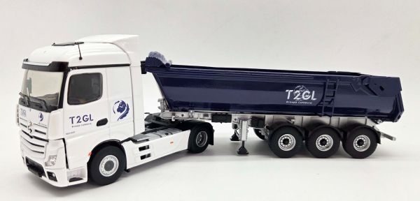 ELI118566 - Mercedes-Benz Actros 5 4x2 mit 3-achsigem T2GL-Baukipper - 1
