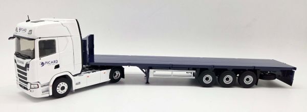 ELI118567 - Scania 500S 4x2 mit 3-achsigem PICARD SOLUTION T2GL-Pritschenwagen - 1