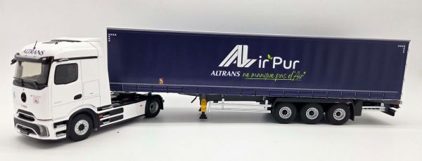 ELI118609 - MERCEDES-BENZ E Actros 4x2 mit ALTRANS AIR'PUR 3-Achs-Planenauflieger - 1