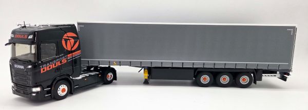 ELI118642 - Scania 500 S 4x2 mit 3-achsigem Planenauflieger – Douls Transport - 1