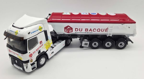 ELI118709 - Renault T 480 4x2 mit 3-achsigem Kipper, TDB DU BACQUE - 1
