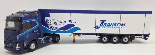 ELI118797 - VOLVO FH Aero 4x2 mit 3-Achs-Schubbodenauflieger TRANSFIM - 1