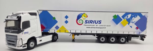 ELI118807 - VOLVO FH 4x2 (Baujahr 2020) mit 3-Achs-Planenauflieger SIRIUS Transport et Logistique - 1