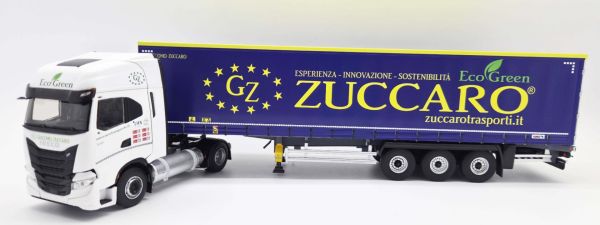 ELI118852 - IVECO S-WAY NP 4x2 mit 3-achsigem Planenauflieger, ZUCCARO TRANSPORTI BLU - 1