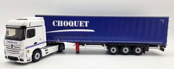 ELI118884 - MERCEDES-BENZ Actros 5 4x2 mit 3-Achs-Planenauflieger (Transports CHOQUET) - 1