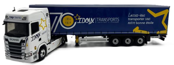 ELI118917 - SCANIA S 500 4x2 mit 3-achsiger Tautliner-Zugmaschine – Transports IDOUX (70 Jahre) - 1
