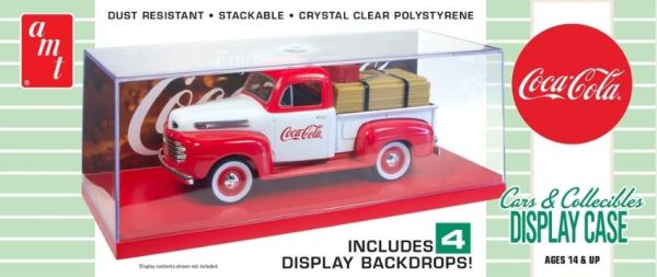 AMT1199/12 - Vitrine mit rotem Sockel und Coca-Cola-Aufdruck - 1