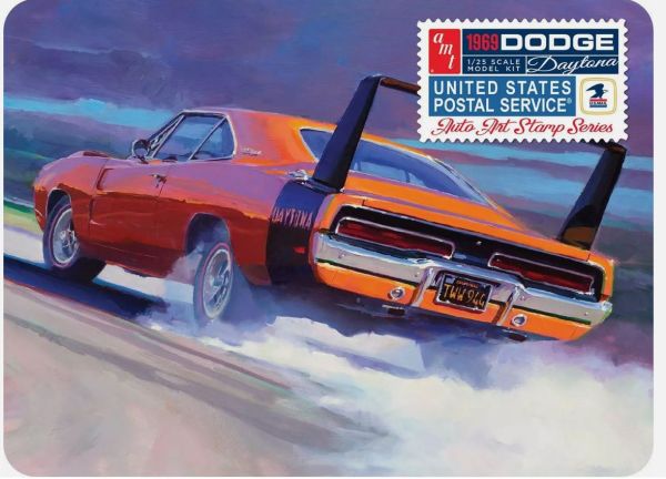 AMT1232/12 - DODGE Charger Daytona 1969 zum Zusammenbauen und Lackieren - 1
