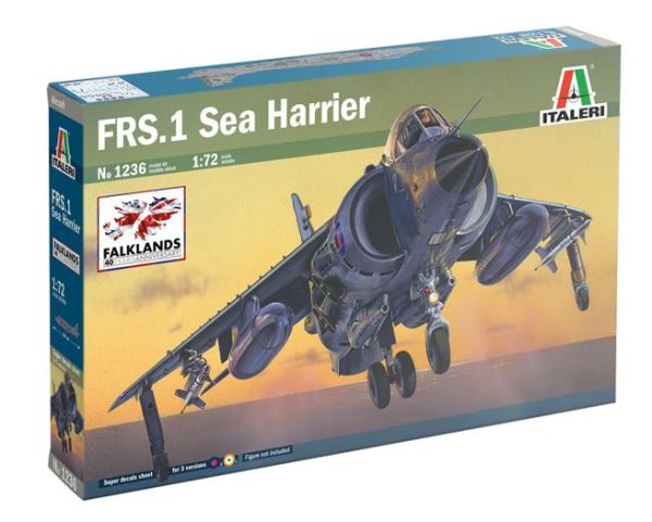 ITA1236 - SEA HARRIER FRS.1 Kampfjet zum Zusammenbauen und Lackieren - 1