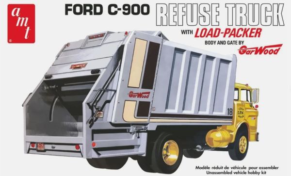 AMT1247/12 - FORD C-900 4x2 Müllwagen zum Zusammenbauen und Lackieren - 1