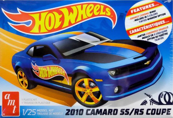 AMT1255M/12 - CHEVROLET Camaro 2010 – HOT WHEELS zum Zusammenbauen und Lackieren - 1