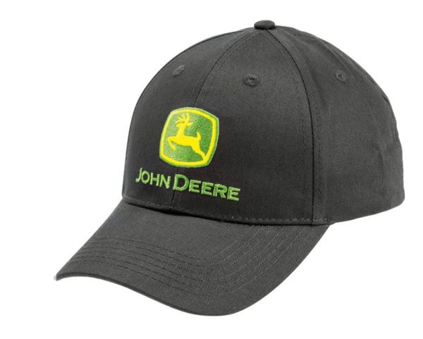 MC13080000BK - JOHN DEERE Schwarze Markenkappe - 1