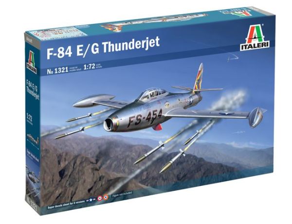 ITA1321 - REPUBLIK F-84 G Thunderjet Bomber zum Zusammenbauen und Lackieren - 1