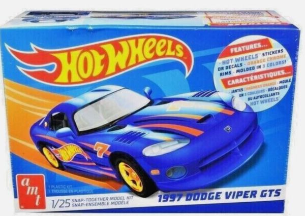 AMT1349M/12 - DODGE Viper GTS SNAP 1997 - HOT WHEELS zum Zusammenbauen - 1