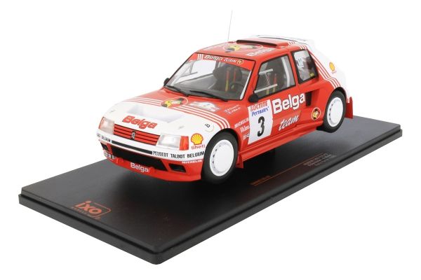 IXO18RMC135.22 - PEUGEOT 205 T16 Belga #3 Rallye Ypern 1985 B.DARNICHE / A.MAHE - 1