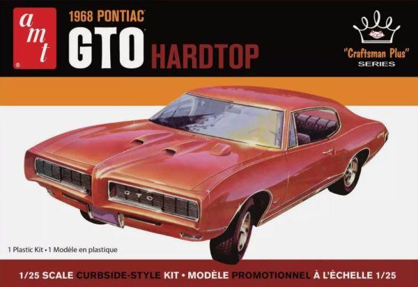 AMT1411M/12 - PONTIAC GTO Hardtop 1968 zum Zusammenbauen und Lackieren - 1