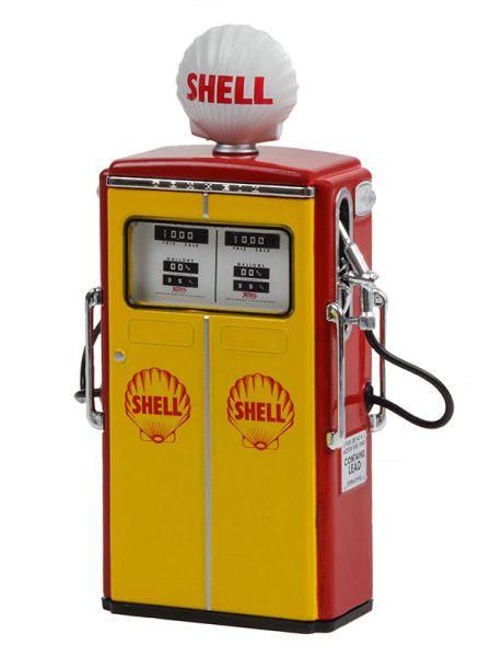 GREEN14120-C - Doppelte Benzinpumpe TOKHEIM 350 1954 SHELL - 1