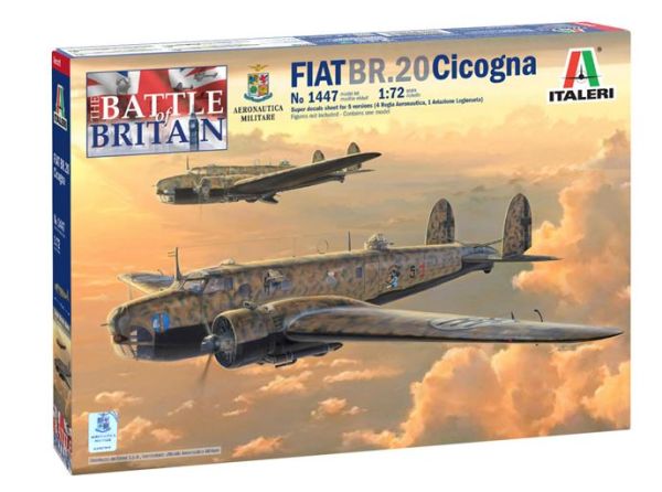 ITA1447 - FIAT BR.20 Cicogne Bomber zum Zusammenbauen und Lackieren - 1