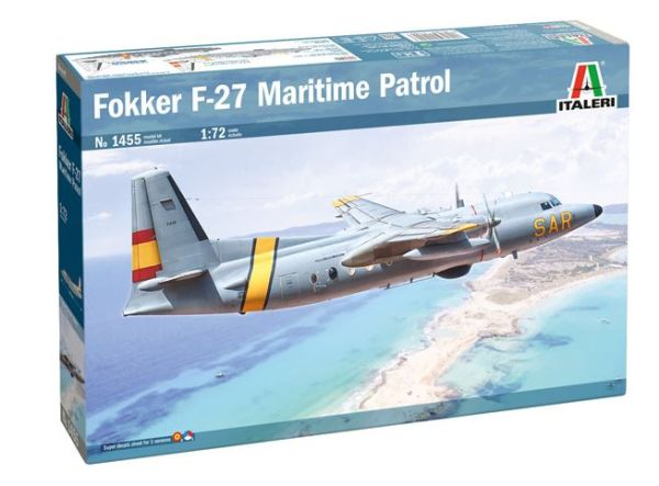 ITA1455 - FOKKER F-27 Seeaufklärungsflugzeug zum Zusammenbauen und Lackieren - 1