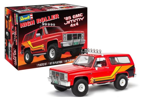 REV14577 - Roter GMC Jimmy 4x4 High Roller 1985 – Zum Bauen und Bemalen - 1