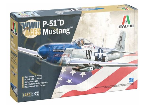 ITA1484 - P-51D MUSTANG Aces Kampfjet zum Zusammenbauen und Lackieren - 1