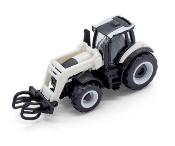MST15591-D - VALTRA (weiß) mit Frontlader in Blisterverpackung - 1