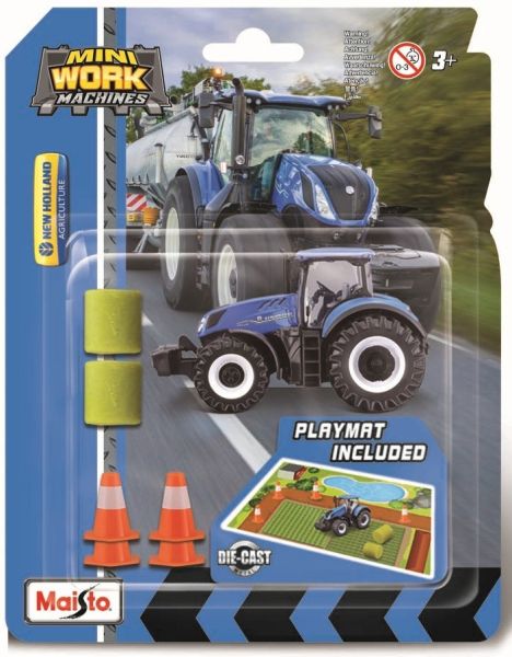 MST15592-C - Set NEW HOLLAND T7.185 HD mit Zubehör und Spielfläche - 1