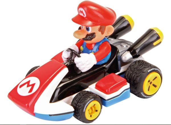 CARRERA15817039-A - Weißes Reibungs-Kart MARIO KART in Schachtel – Mario - 1
