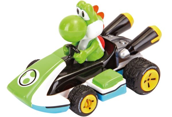 CARRERA15817039-B - Grünes MARIO KART-Kart mit Friktionsmotor in Box - Yoshi - 1