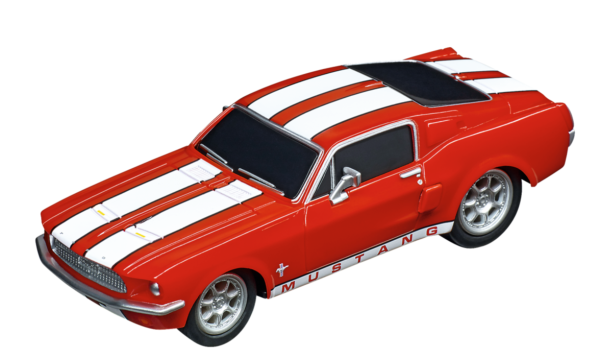 CARRERA15817085-A - FORD Mustang 1967 Rot/Weiß (Friktionsantrieb) - 1