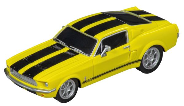CARRERA15817085-D - FORD Mustang 1967 Gelb/Schwarz (Friktionsantrieb) - 1