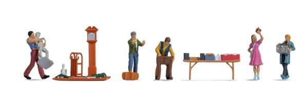 NOC16280 - 5 thematische Figuren und Accessoires - Flohmarkt - 1