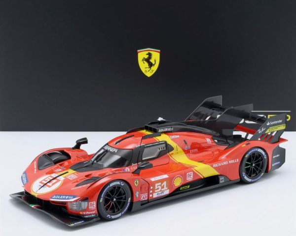 BUR16311-51 - FERRARI 499P turbo V6 #51 Team Ferrari 24h von Le Mans 2023 A.PIER GUIDI / J.CALADO / A.GIOVINAZZI - 1