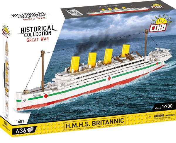 COB1681 - Schiff H.M.H.S. BRITANNIC – 636 Teile - 1
