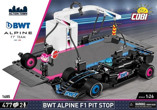 COB1685 - BWT ALPINE F1 – Boxenstopp – 477 Teile - 1